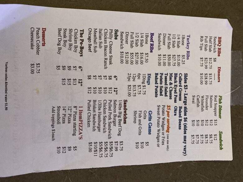 Good Brotha's Pizza and BBQ - Mansfield, OH menu_pic