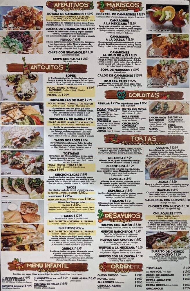 Gordatas Donhyecho - Clearwater, FL menu_pic