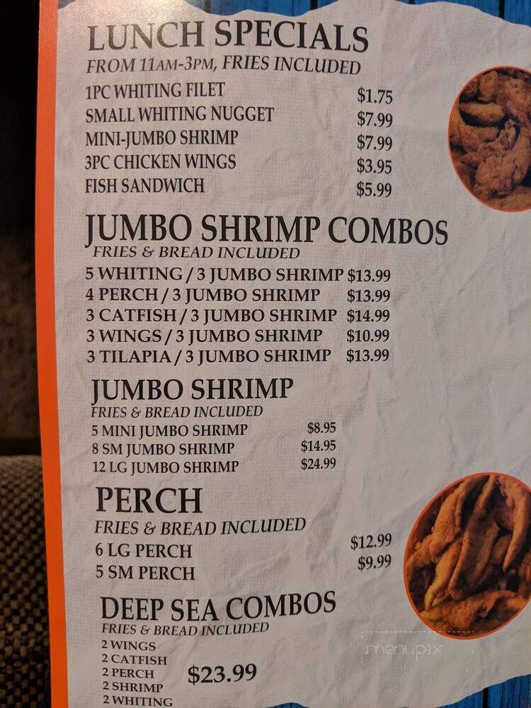 Gowdy's Seafood - La Vergne, TN menu_pic