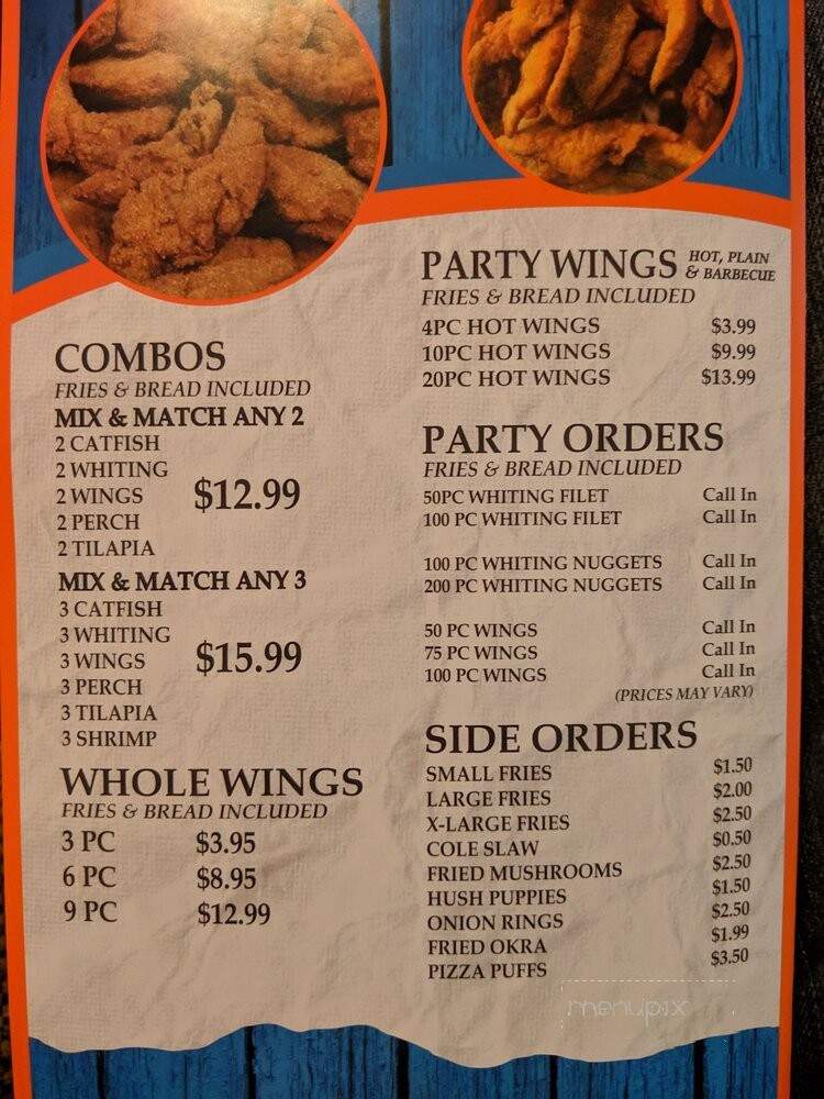 Gowdy's Seafood - La Vergne, TN menu_pic