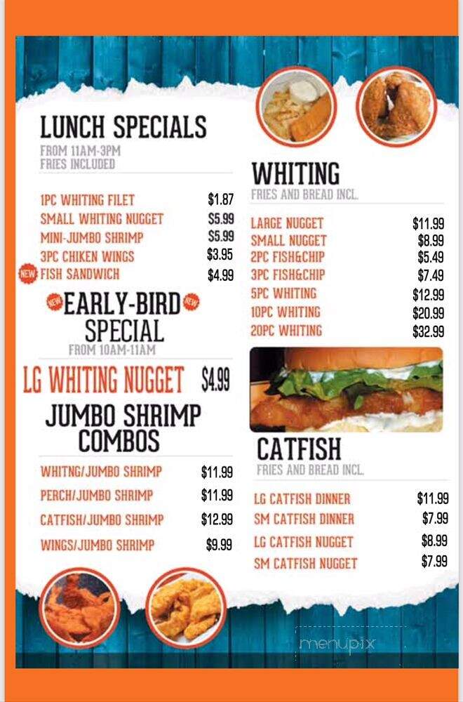 Gowdy's Seafood - Gary, IN menu_pic