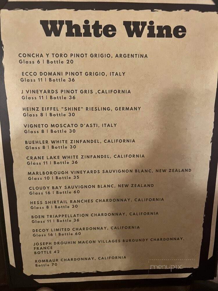 Gruv Bistro & Wine Bar - Belleville, IL menu_pic