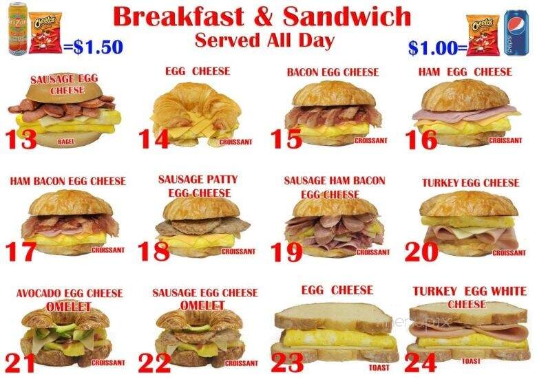 Grandy's Donut - Huntington Beach, CA menu_pic