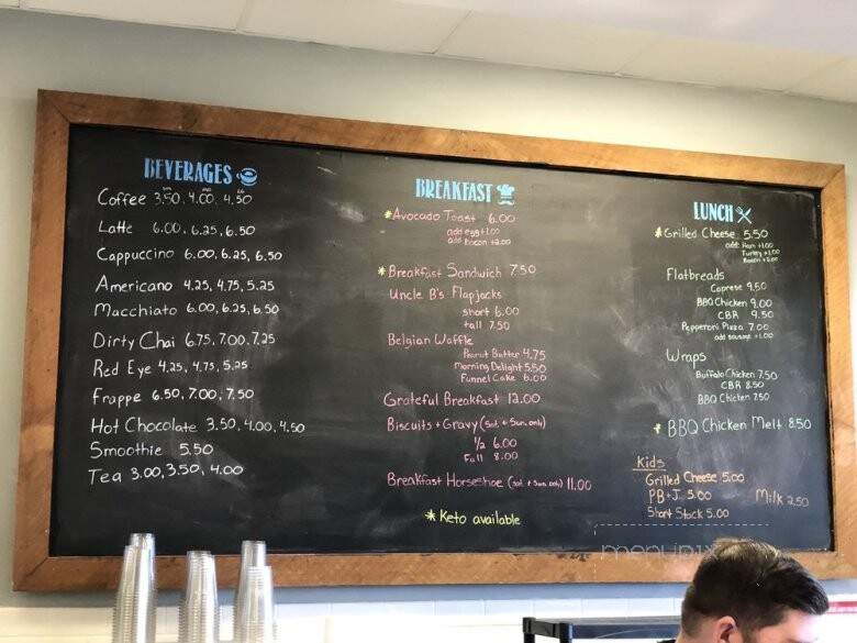 Grateful Coffee - Springfield, IL menu_pic