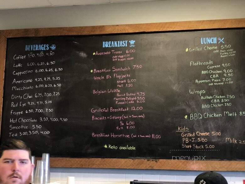 Grateful Coffee - Springfield, IL menu_pic