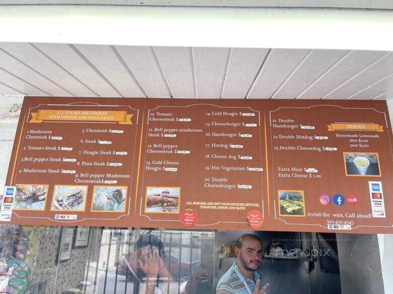 Hoagie Steak - Venice, CA menu_pic