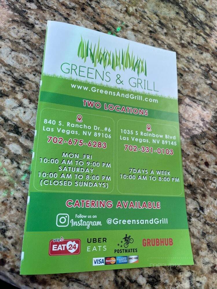 Greens and Grill - Las Vegas, NV