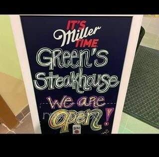 Green's Steakhouse At the Lake - Eddyville, KY menu_pic