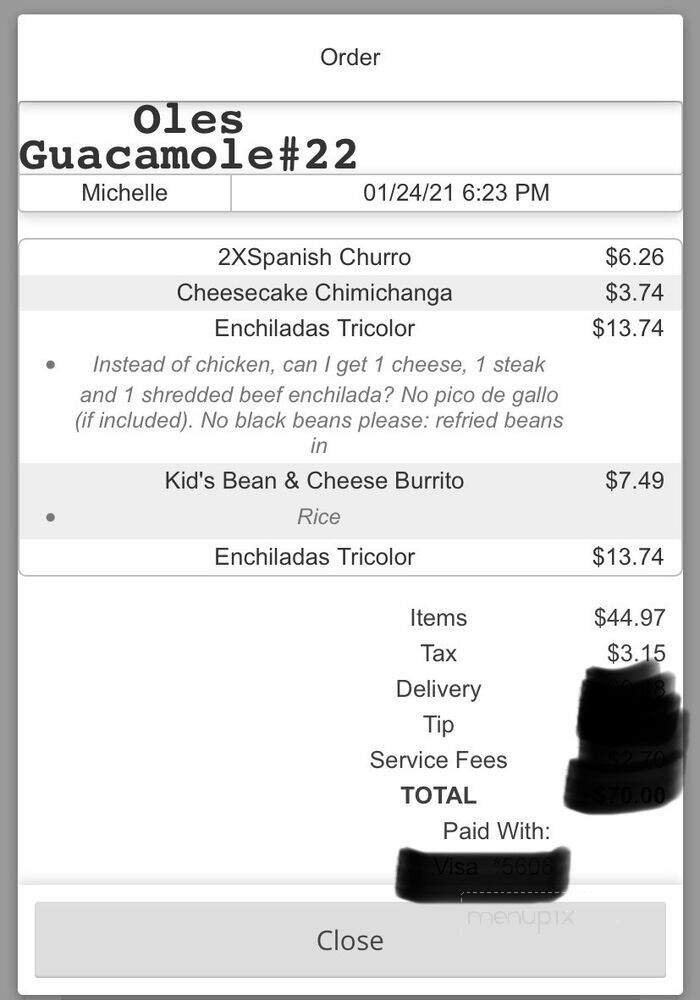 Guacamoles & Beer - Asheville, NC menu_pic