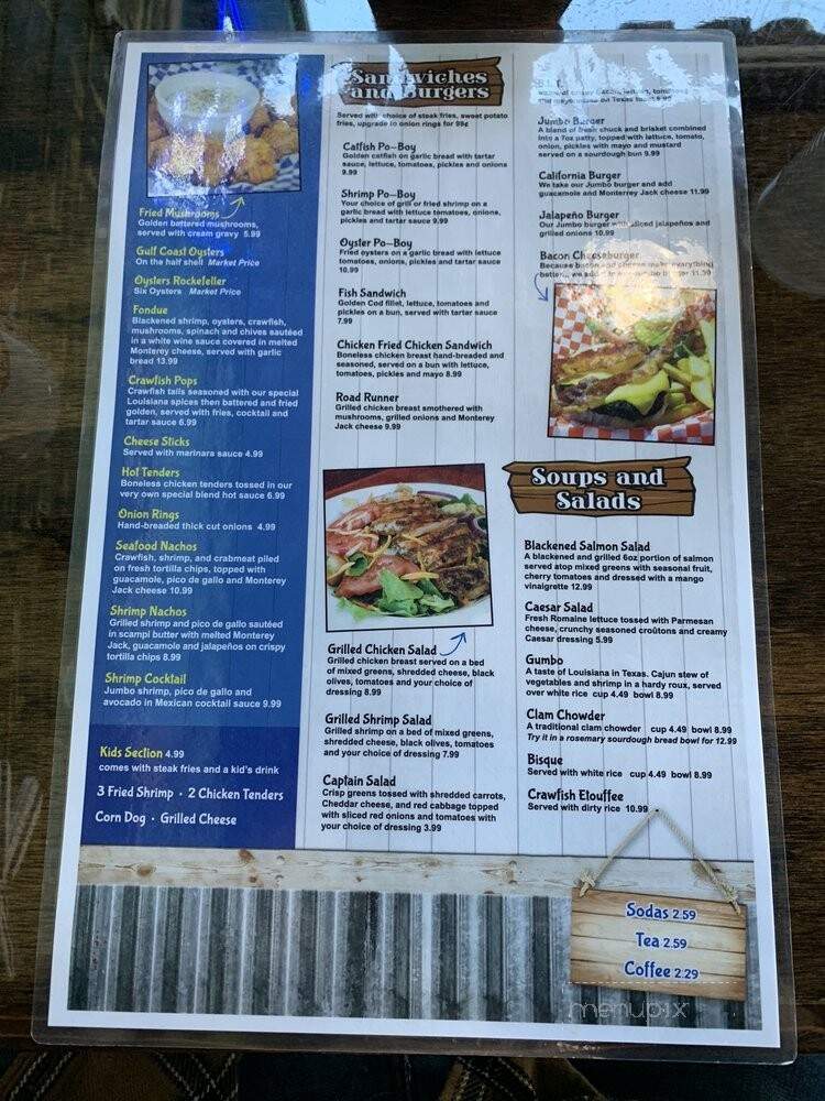 Gulf Coast Fish House - San Antonio, TX menu_pic