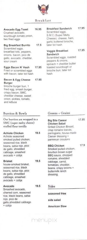 Guy Fieri's - Burbank, CA menu_pic