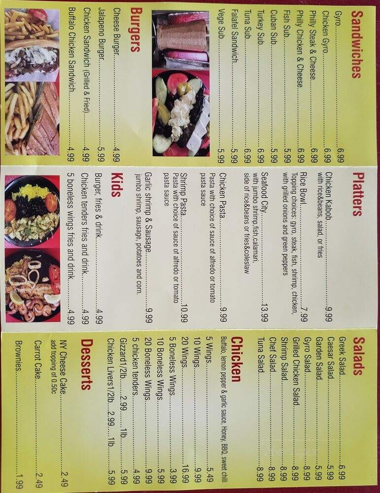 Gyro City & Seafood - Kenneth City, FL menu_pic