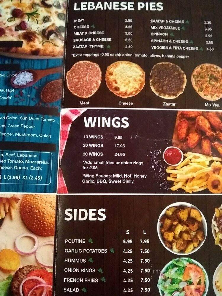 Habibi Pizza & Pies - Ottawa, ON menu_pic
