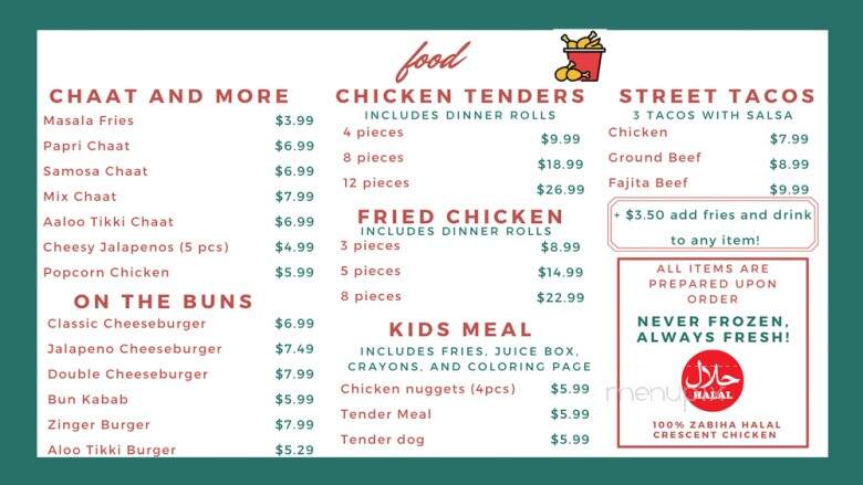 Haji Ali Juice - Plano, TX menu_pic