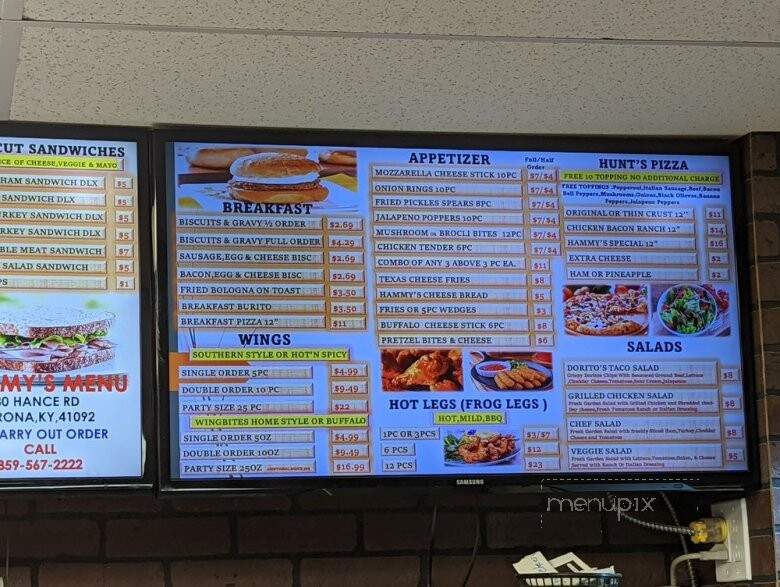 Clydes Carryout - Verona, KY menu_pic