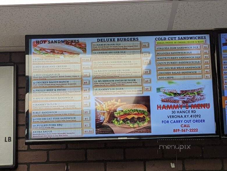 Clydes Carryout - Verona, KY menu_pic