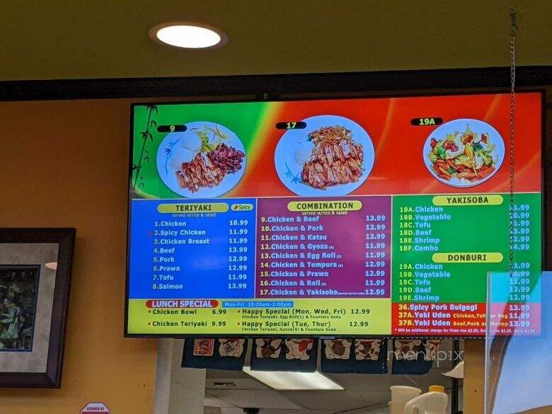 Happy At The Bay Teriyaki - Kent, WA menu_pic