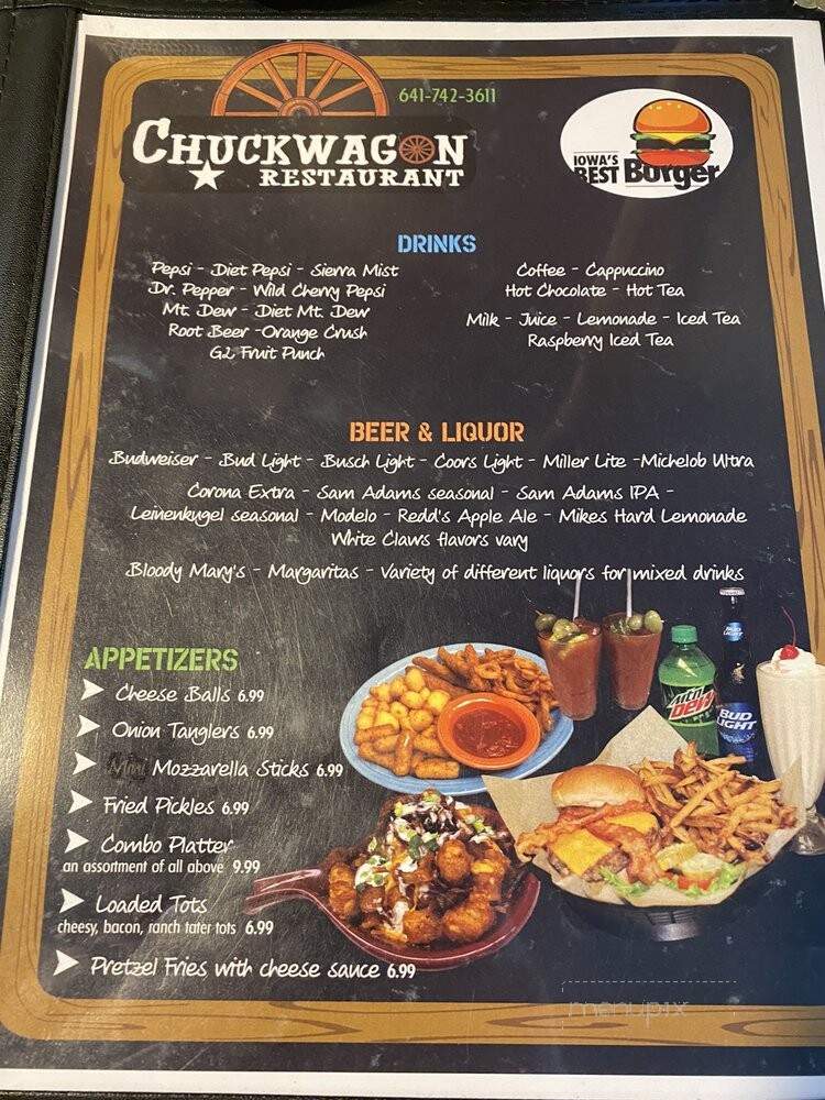 Happy Chef Restaurant - Adair, IA menu_pic
