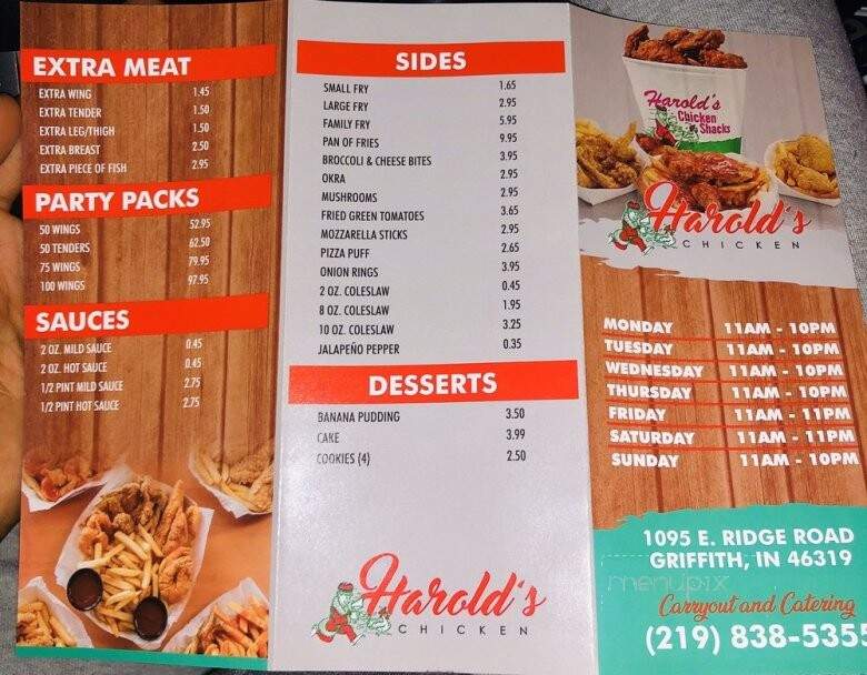 Harold's Chicken Shack - Griffith, IN