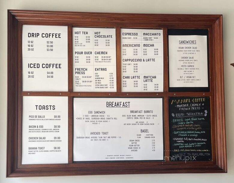 Harvest Coffee Roastery - Voorhees Township, NJ menu_pic