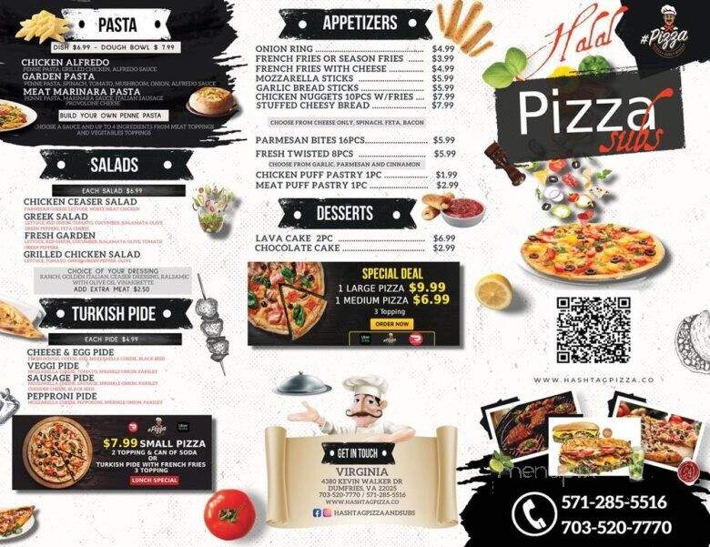 Hashtag Pizza - Dumfries, VA menu_pic