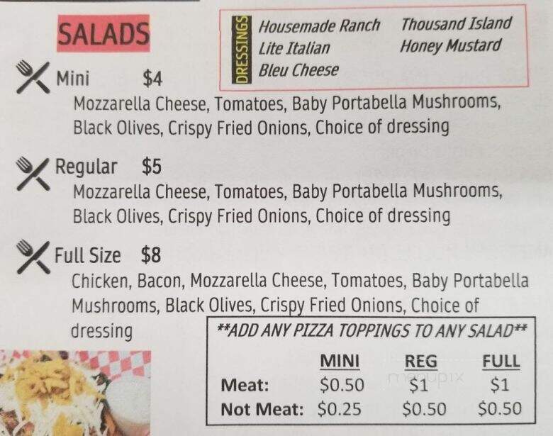 Heavy D's Pizza - Malone, NY menu_pic