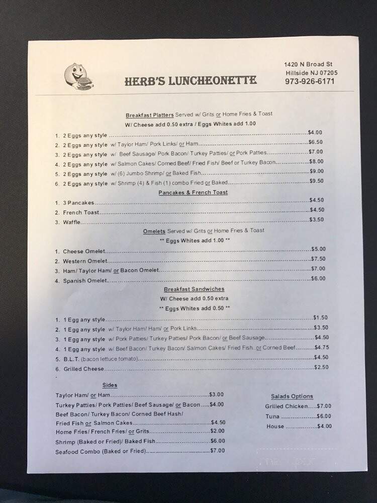 Herb's Luncheonette - Hillside, NJ