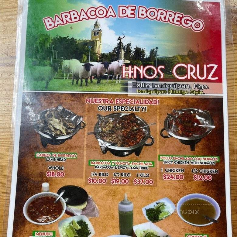 El Zocalo - Garland, TX menu_pic