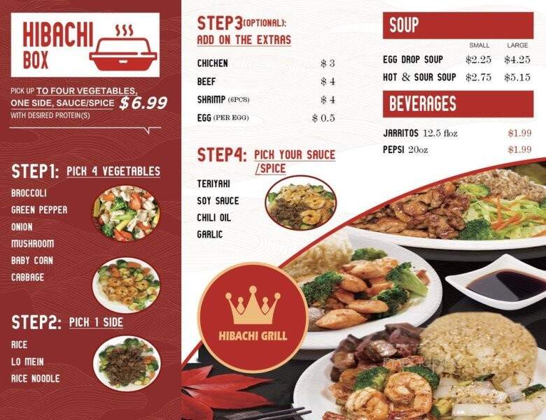 Hibachi Grill - Round Lake Beach, IL menu_pic
