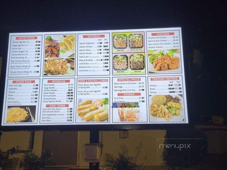 Hibachi Grill Express - Martinez, GA menu_pic