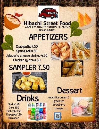 Hibachi Street Food - Princeton, TX menu_pic
