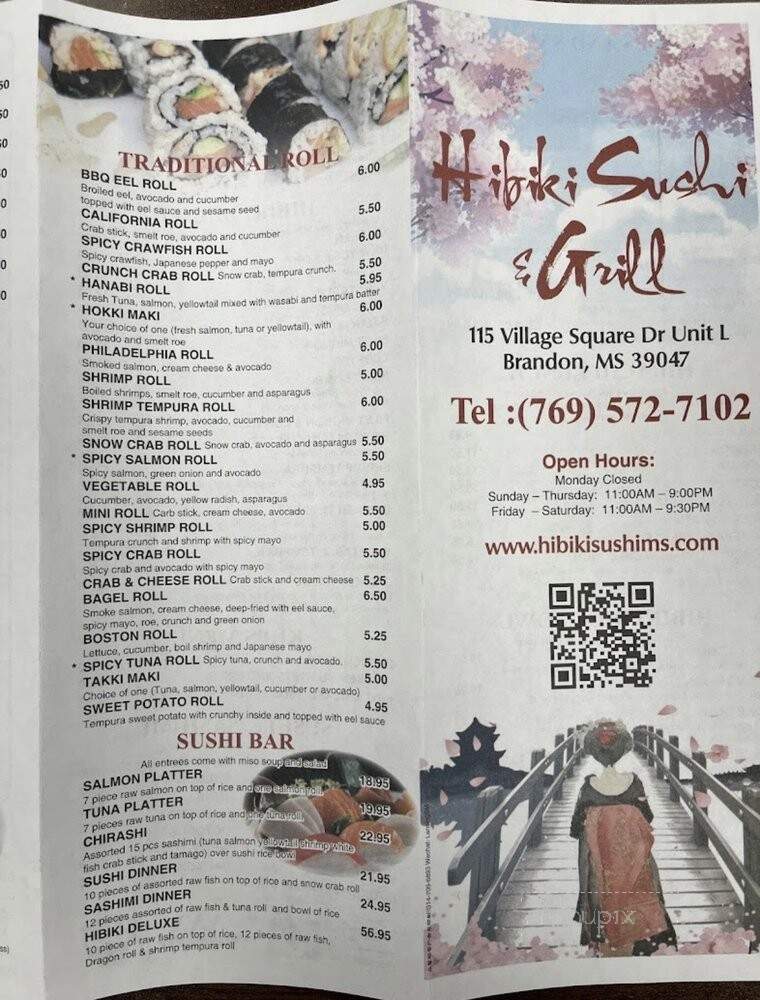 Hibiki Sushi & Grill - Brandon, MS