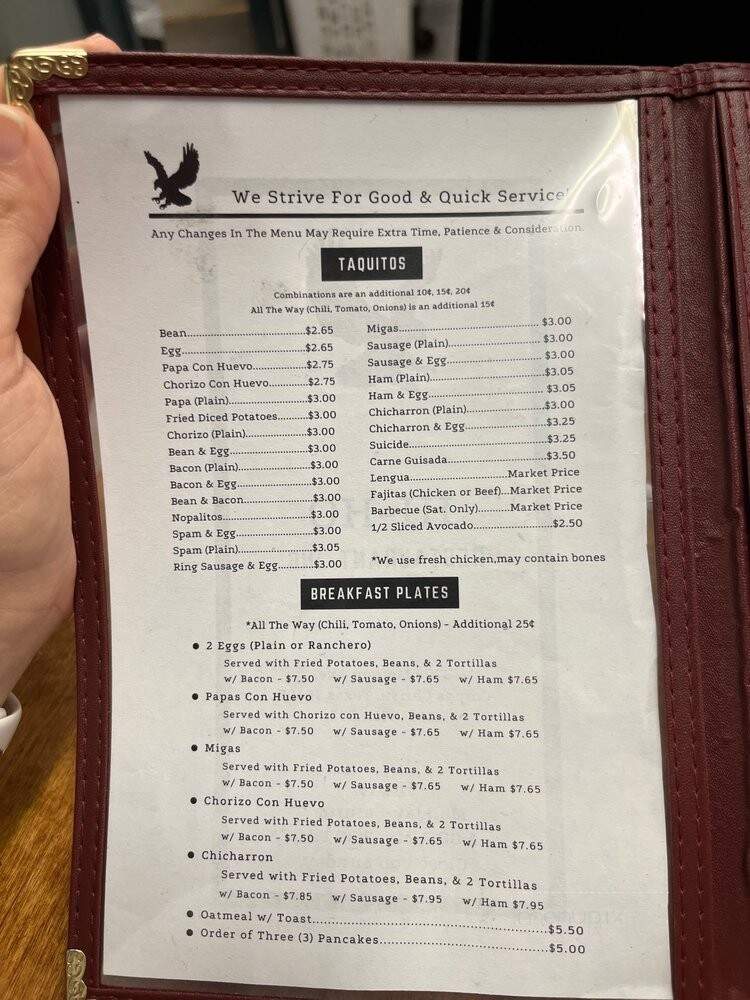 Las Casuelas - Corpus Christi, TX menu_pic