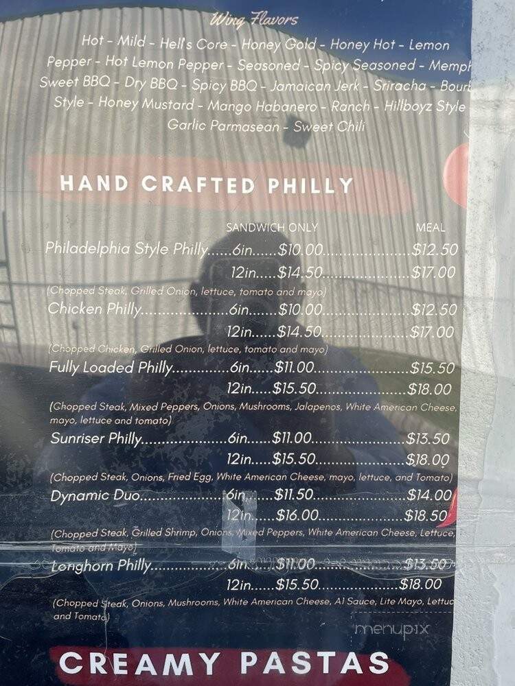 Hillboyz Wing and Burger Bar - Memphis, TN menu_pic