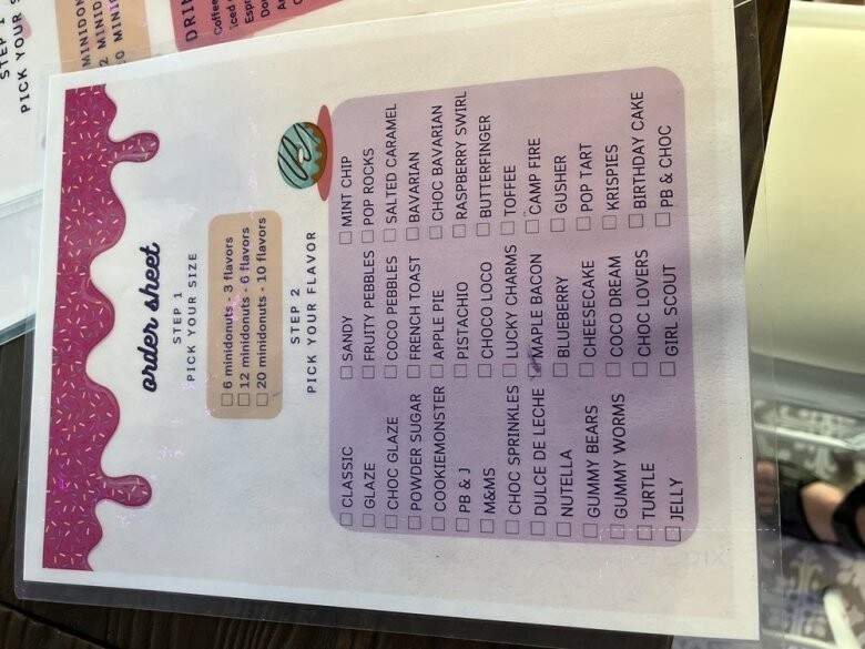 Holey Donuts Mini Donuts - Delray beach, FL menu_pic