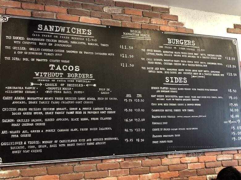 Cisco's Fresh Mexican - Manhattan Beach, CA menu_pic