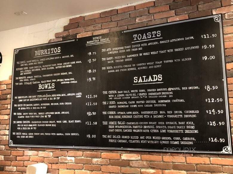 Cisco's Fresh Mexican - Manhattan Beach, CA menu_pic