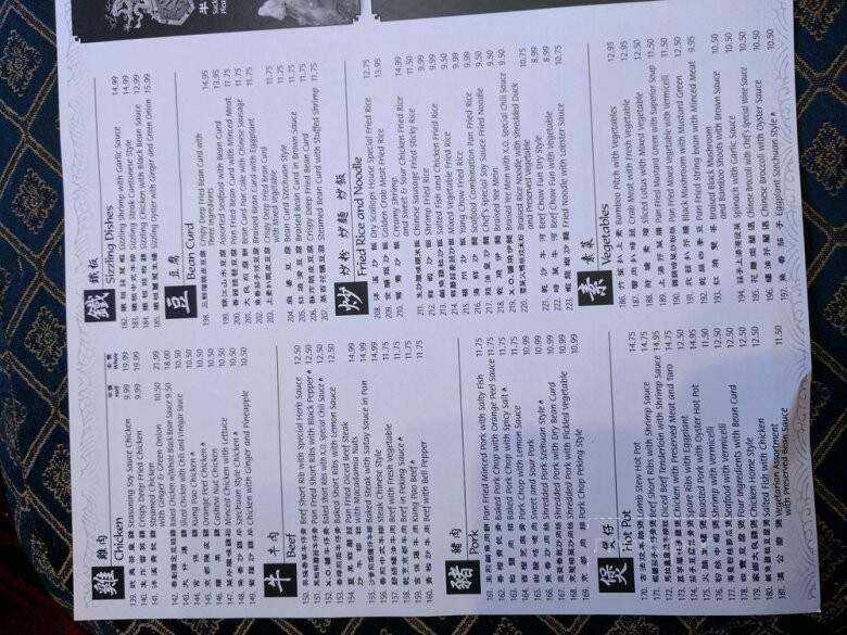 Hong Kong Palace - Rowland Heights, CA menu_pic
