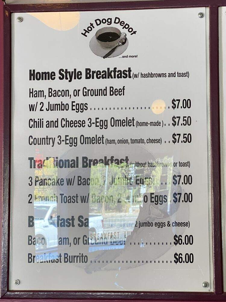 Hot Dog Depot-Bakery - Martinez, CA menu_pic