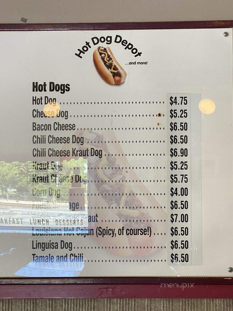 Hot Dog Depot-Bakery - Martinez, CA menu_pic