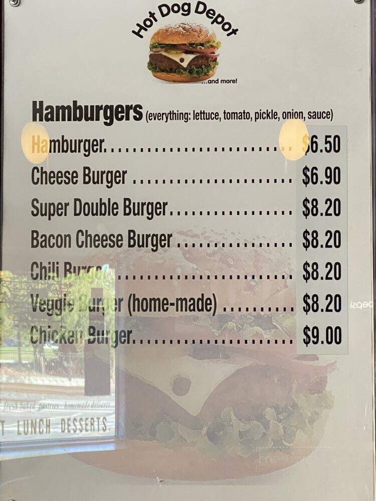 Hot Dog Depot-Bakery - Martinez, CA menu_pic