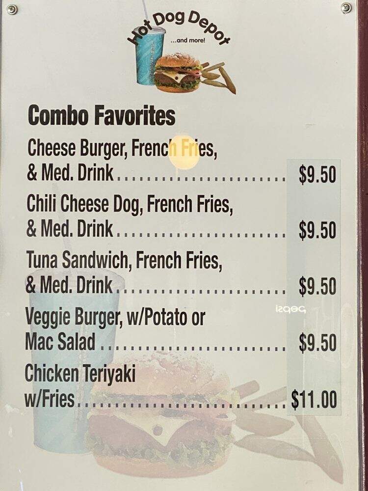 Hot Dog Depot-Bakery - Martinez, CA menu_pic