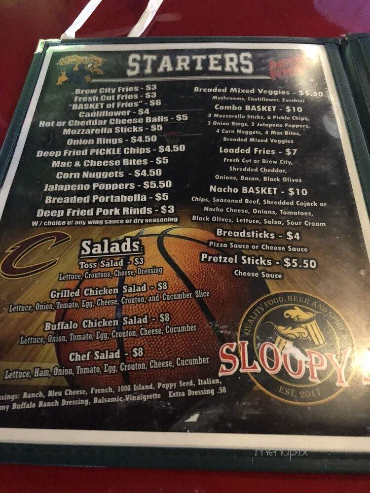 Hot Rods and Harleys Sports Bar & Grill - Greenville, OH menu_pic