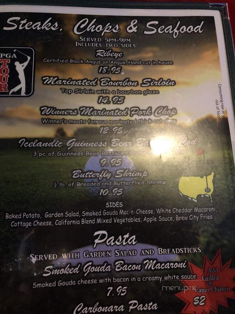 Hot Rods and Harleys Sports Bar & Grill - Greenville, OH menu_pic