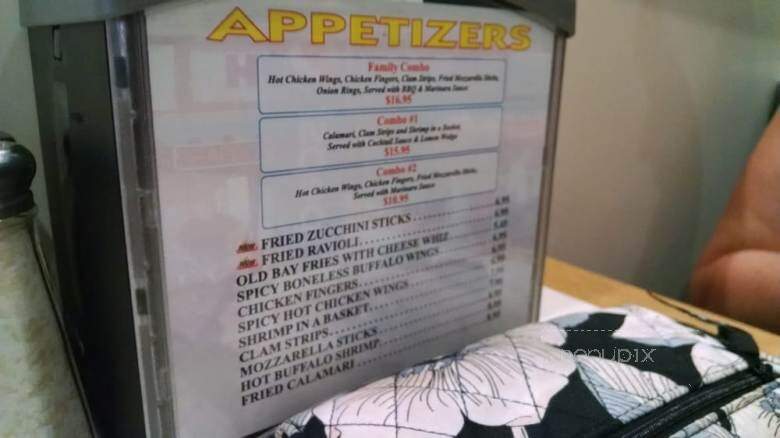 Hot Spot 4 - Wildwood, NJ menu_pic