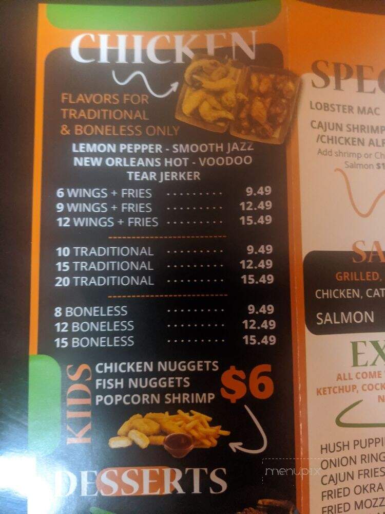House Of Gumbo - Detroit, MI menu_pic