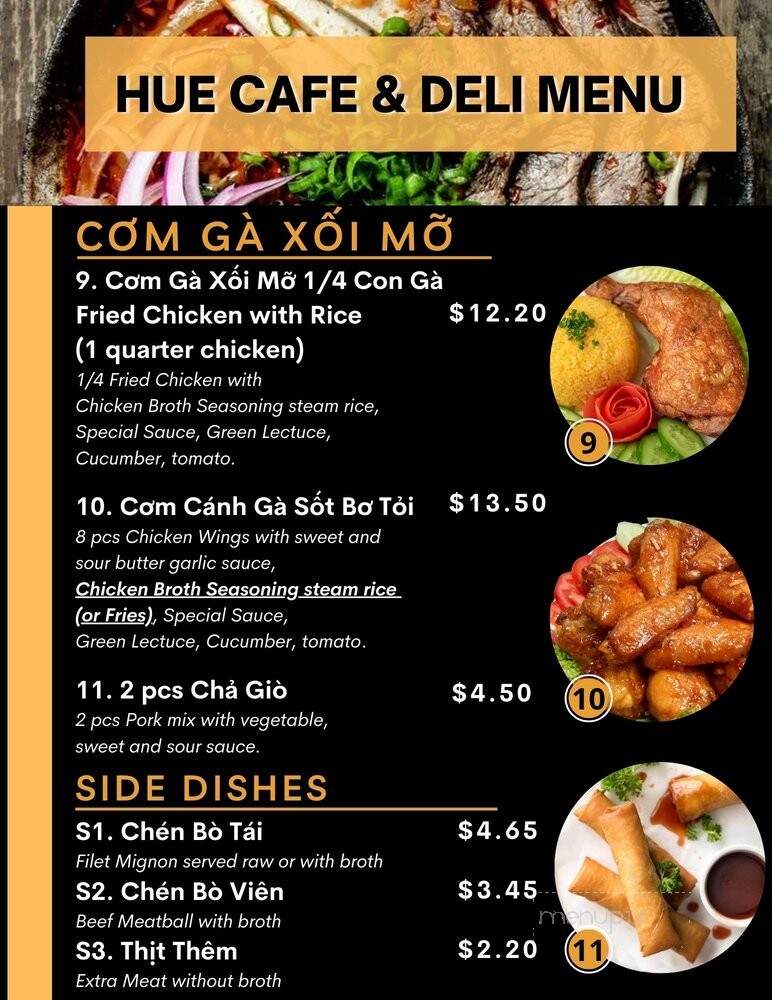 Hue Cafe and Deli - Morrow, GA menu_pic