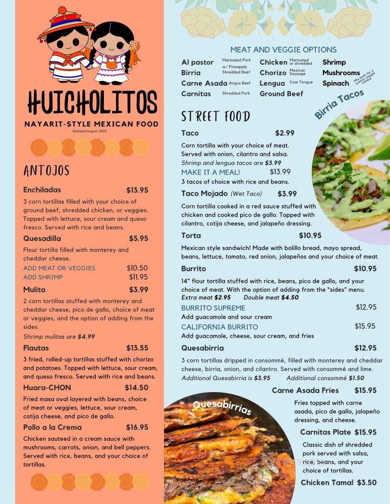 Huicholitos Mexican Food & Mariscos - Olympia, WA