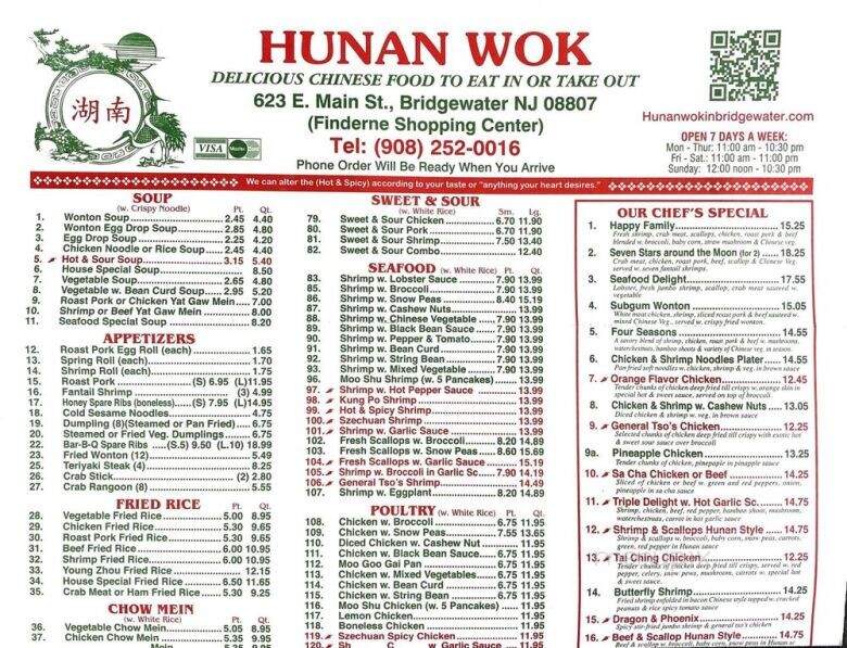 Hunan Yok III - Perth Amboy, NJ menu_pic