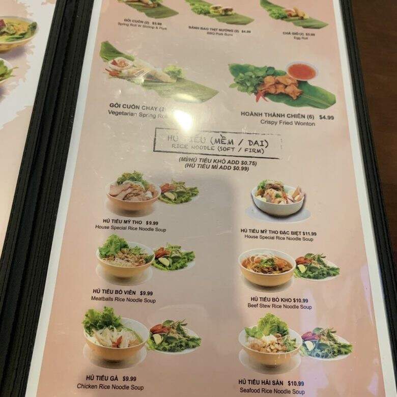 Hu Tieu My Tho - Norcross, GA menu_pic